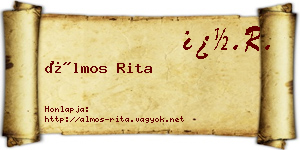 Álmos Rita névjegykártya
